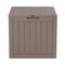Honey Can Do 30gal. Brown Small Deck Outdoor Storage Box